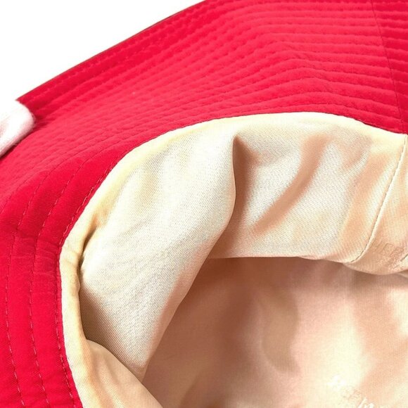 HERMES bucket hat Canvas Red - Picture 11 of 16